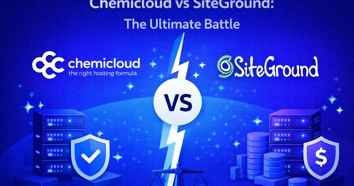 Chemicloud vs Siteground